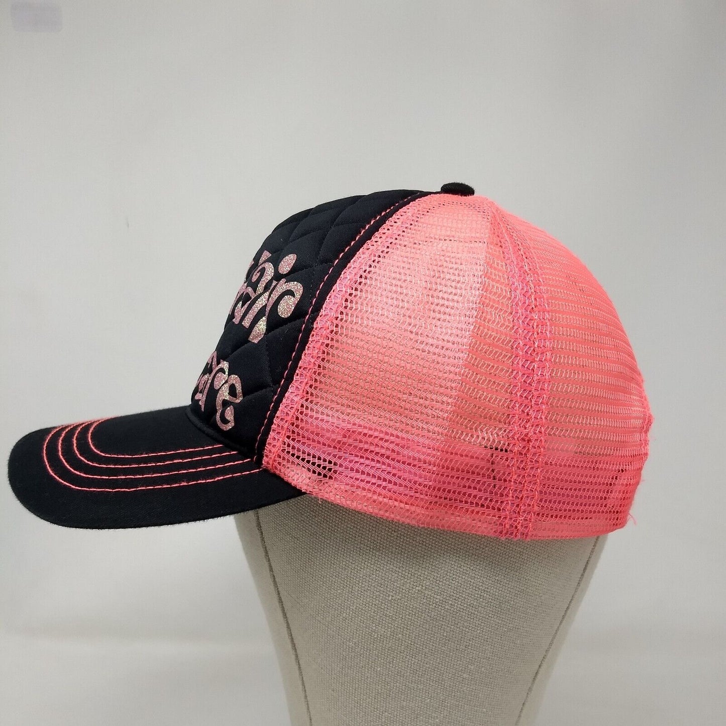 Jeep Hair Don't Care Snapback Trucker Hat Multi OSFA Quilted Mesh Back
