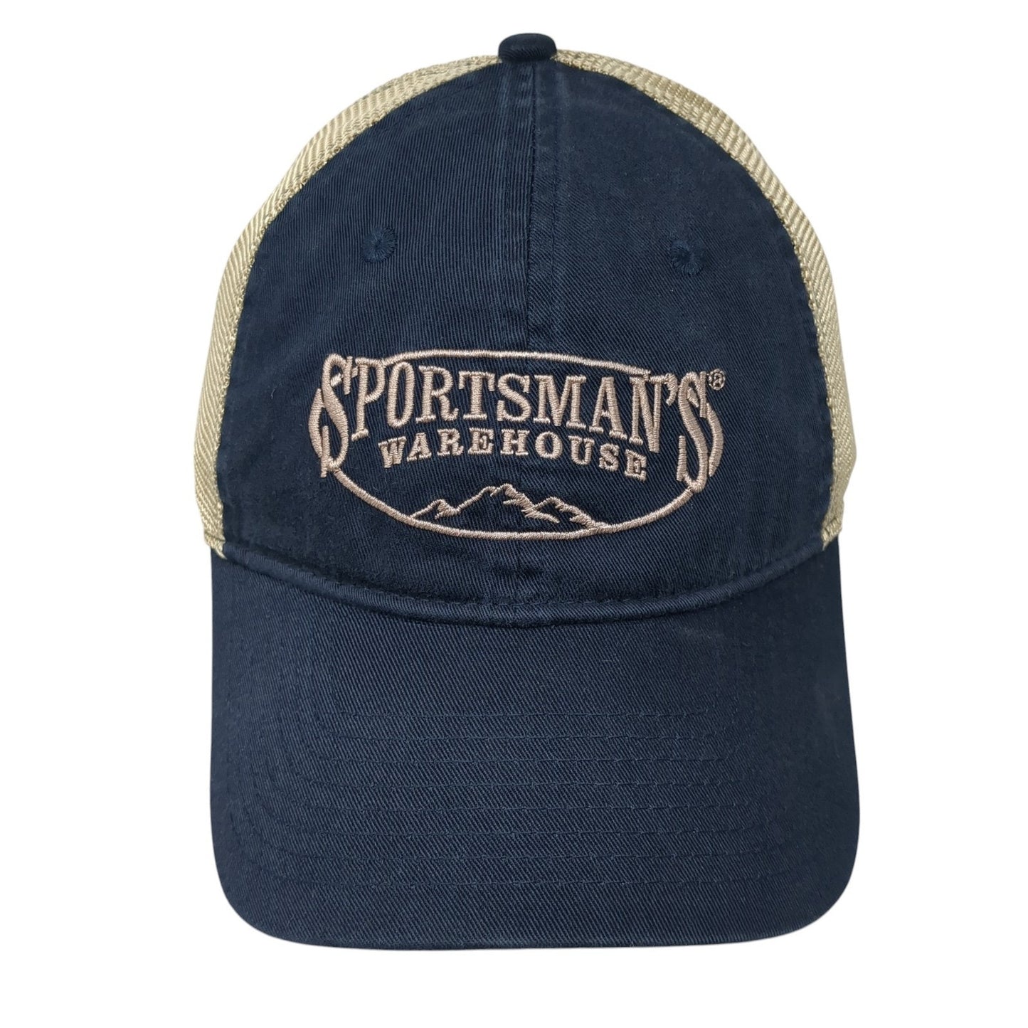 Sportsman's Warehouse Snapback Trucker Hat Blue One Size Mesh Back Outdoor Cap