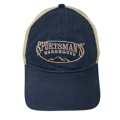 Sportsman's Warehouse Snapback Trucker Hat Blue One Size Mesh Back Outdoor Cap