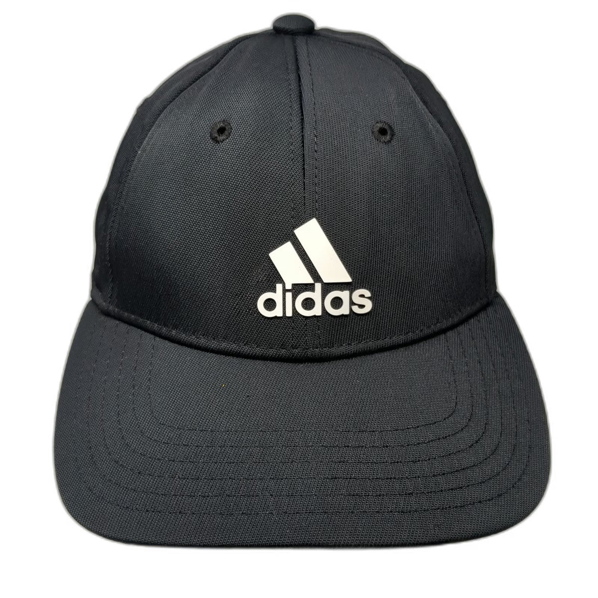 Adidas Baseball Cap Black One Size Performance AEROREADY Logo Strapback Hat