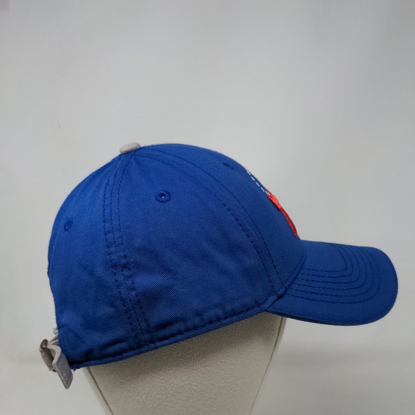 76ers Welcome To The Moment Slideback Hat Blue One Size Embroidered