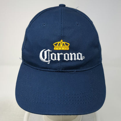BDA Corona Beer Logo Hat Blue Baseball Cap One Size Strapback Cotton Embroidered