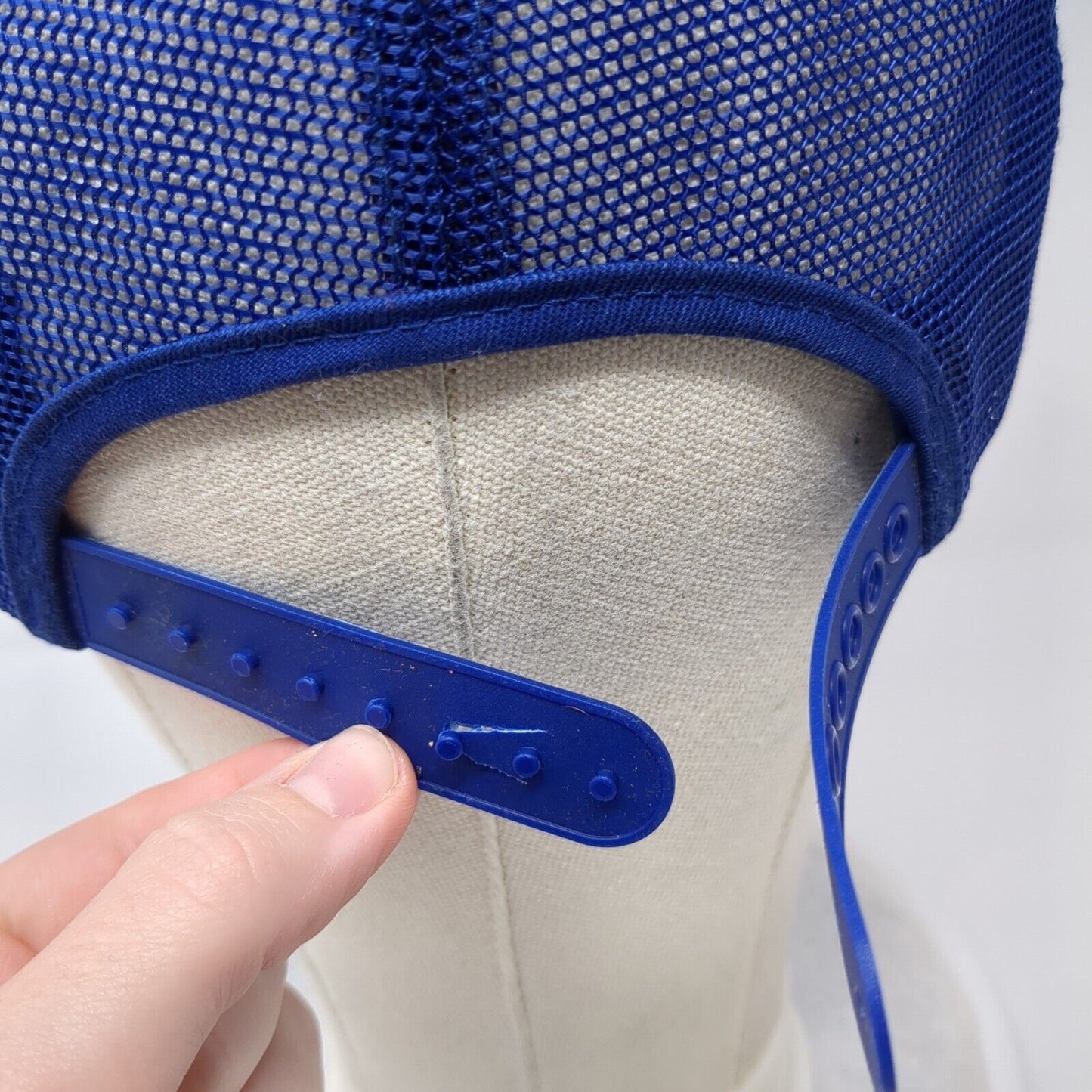 Koch Materials Company Snapback Trucker Hat Blue OSFA Solid Mesh Back