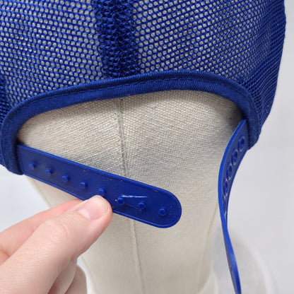 Koch Materials Company Snapback Trucker Hat Blue OSFA Solid Mesh Back