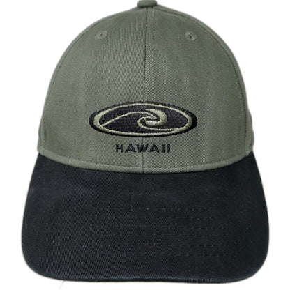 Hawaiian Headwear Baseball Cap Green One Size Hawaii ABC Surfwear Wave Logo Hat