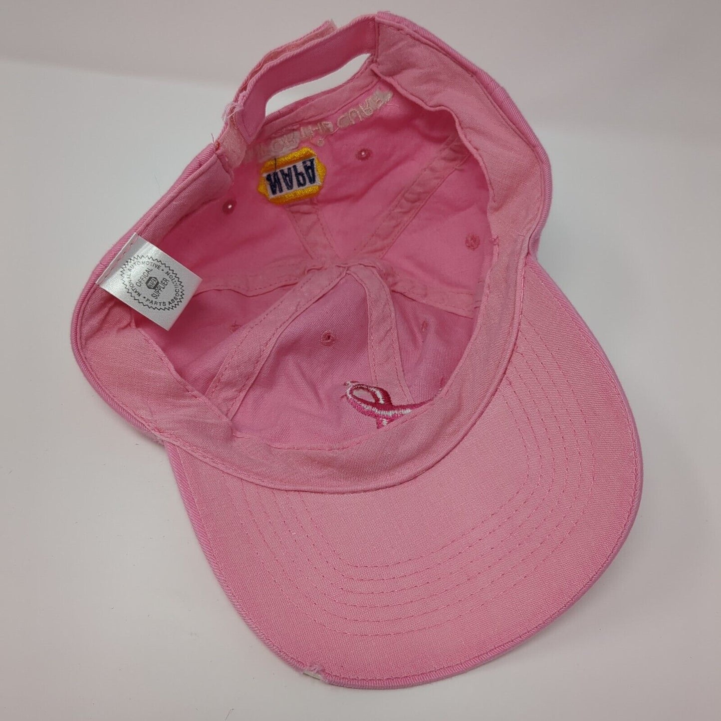 Pink Ribbon Strapback Hat Pink One Size NAPA All Out For The Cure