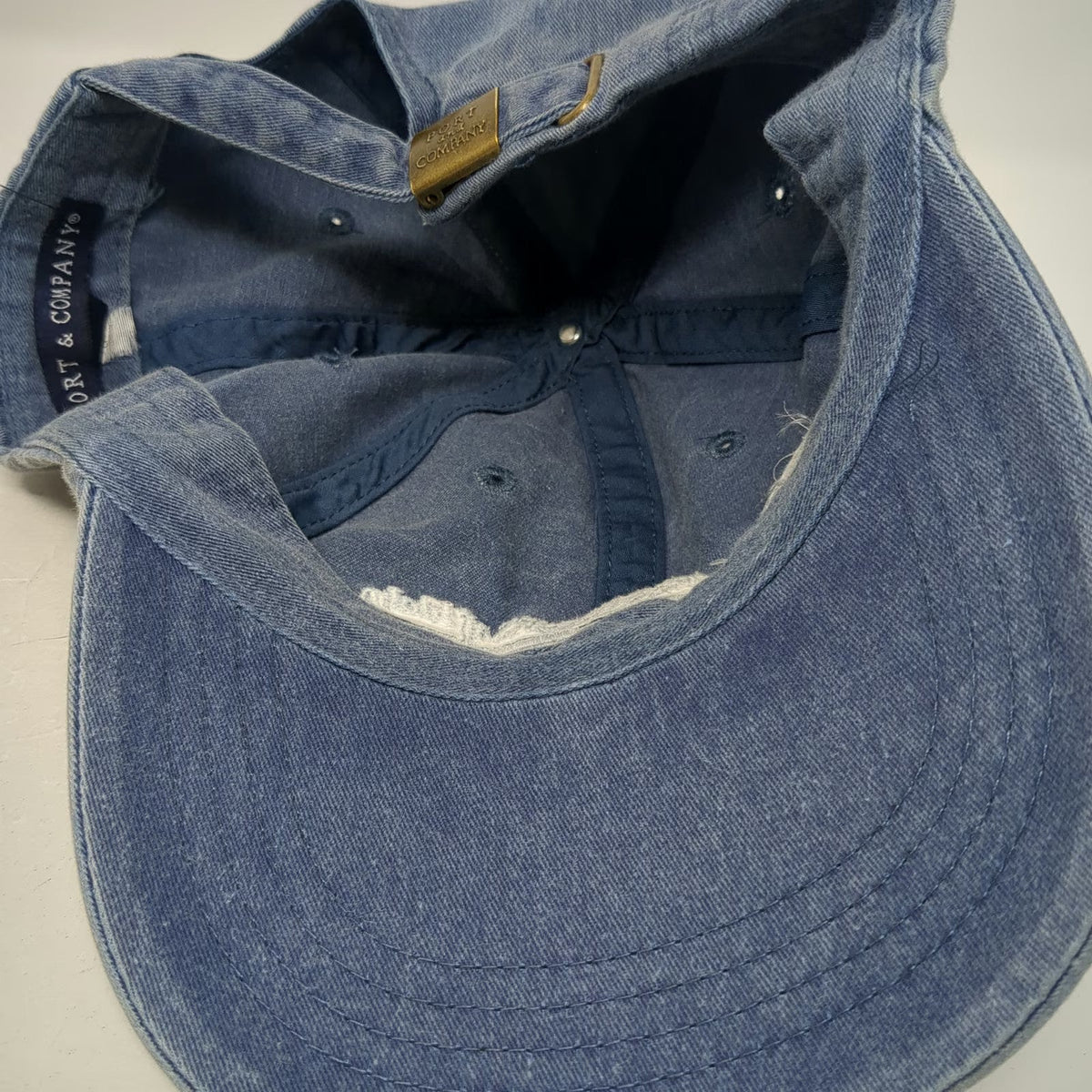 Port & Company Baseball Cap Blue One Size PC Recyclers of Idaho Strapback Hat