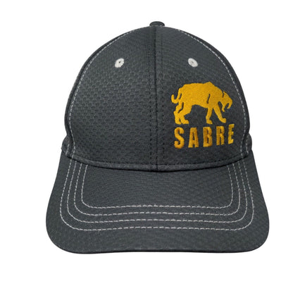 Sabre Strapback Golf Hat Gray One Size Adjustable Embroidered Cap America