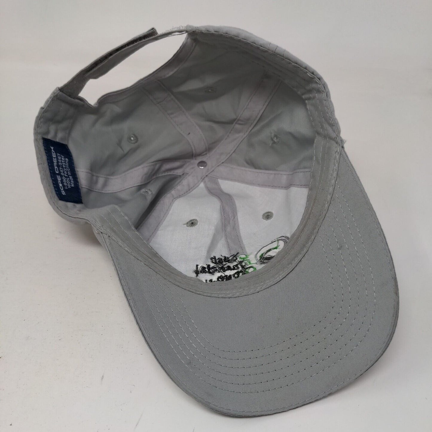 Golish Financial Group Strapback Hat Greenish Gray One Size Sope Creek