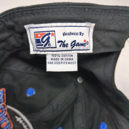 Optimist Football Slideback Hat Black OSFM Embroidered The Game
