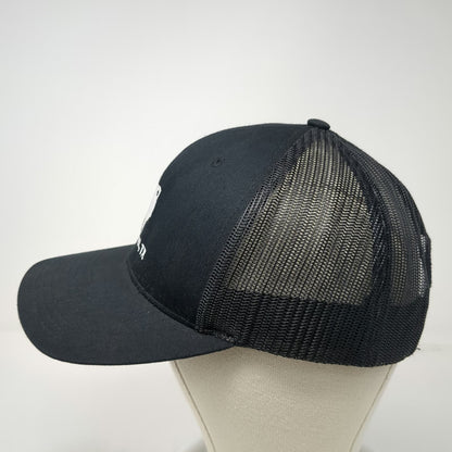 Richardson Trucker Hat Black One Size Mt Pleasant TX Texas Map Star Snapback