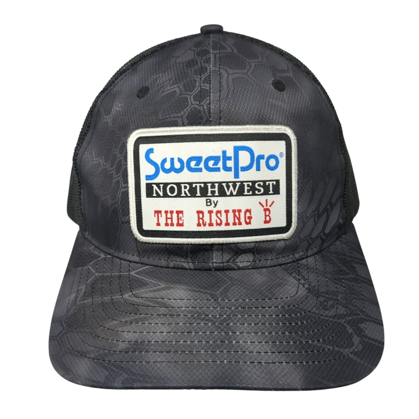 SweetPro Northwest by The Rising B Snapback Trucker Hat Camo OS Mesh Richardson