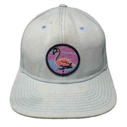 Trown Outdoor Flamingo Patch Baseball Cap Blue One Size Slideback Sunset Hat