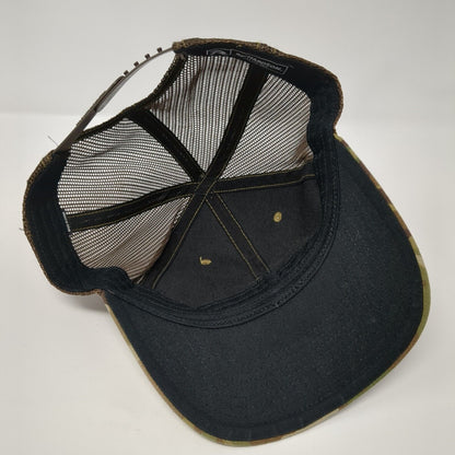 Coleys Glass Snapback Trucker Hat Camo One Size Mesh Back Richardson