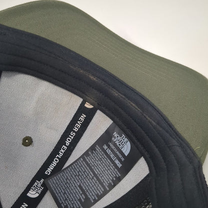 The North Face Trucker Hat Green One Size Bear Mountain Mesh Snapback Outdoor
