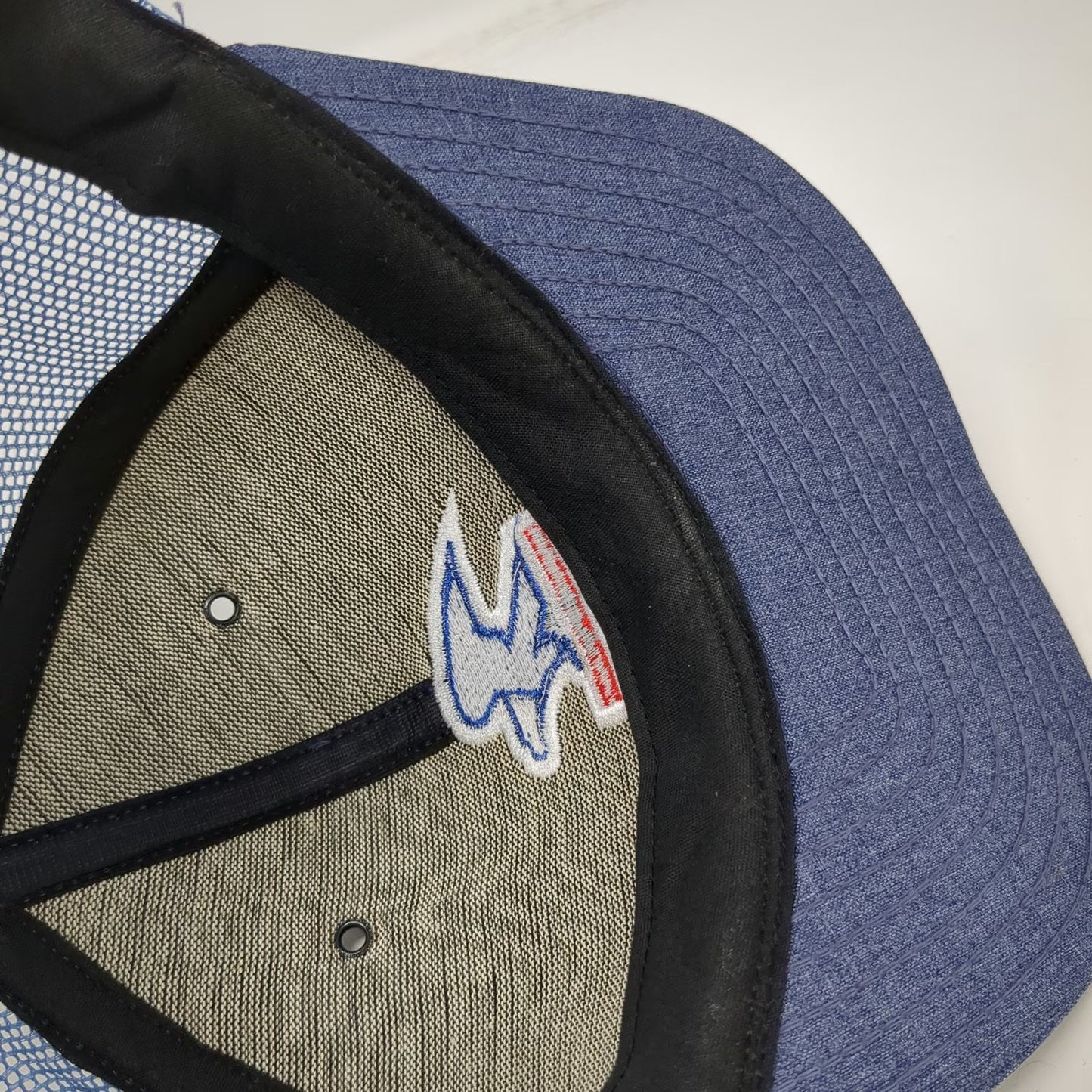 Brookfield Trucker Hat Blue L USPS U.S. Mail Mesh Snapback Union USA Vintage