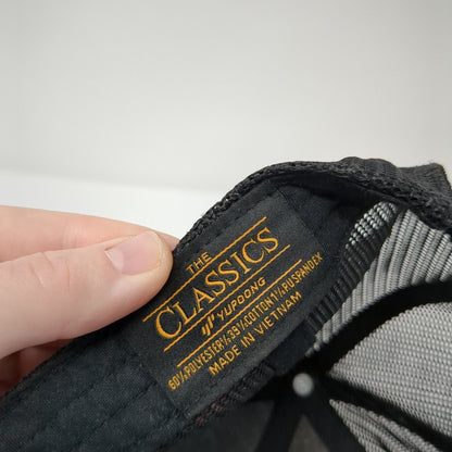 City of Real Estate Snapback Trucker Hat Camouflage OS Adjustable Mesh Yupoong