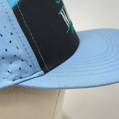 The Heartbeat Brand Trucker Hat Blue One Size Buck Naked Perforated Tractor