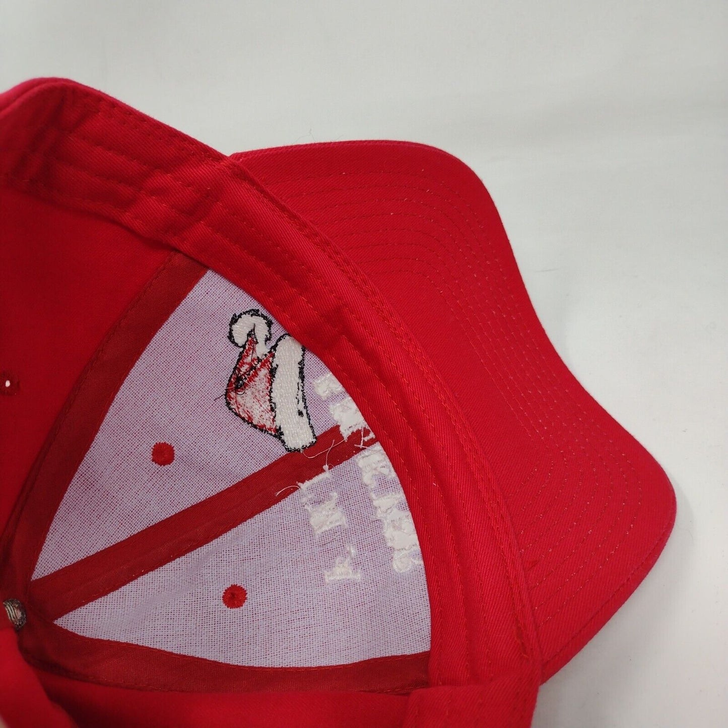 I'm A Believer Christmas Santa Strapback Hat Red One Size Adjustable Bayside