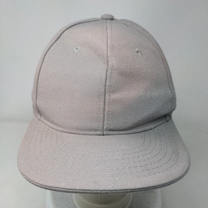 Hatco Fitted Hat Gray 7 1/2 Premium Original Flat 6 Panel Blank