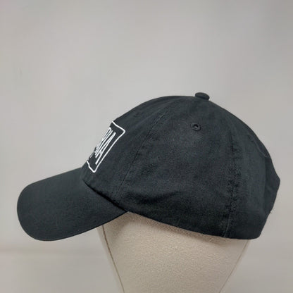 Victoria Sport Slideback Hat Black One Size Adjustable Embroidered 6 Panel