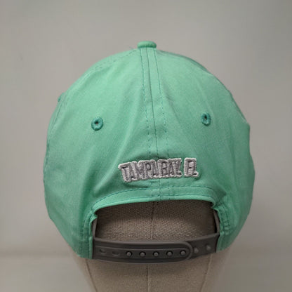 Urban Kai Est 2009 Eat Breathe Sleep Sup Snapback Hat Green One Size Embroidered