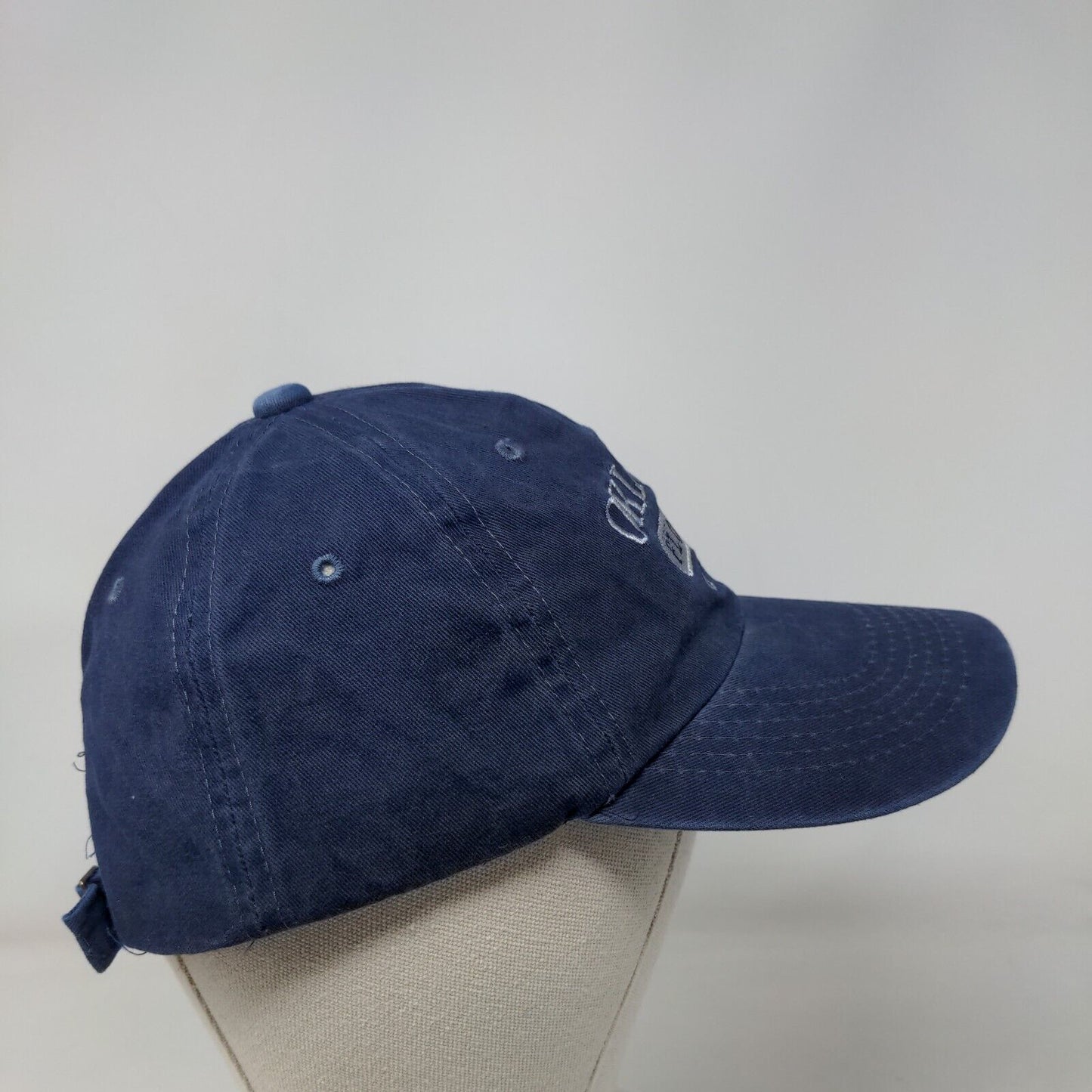 Orlando Florida USA Slideback Hat Blue One Size Adjustable Embroidered Cotton