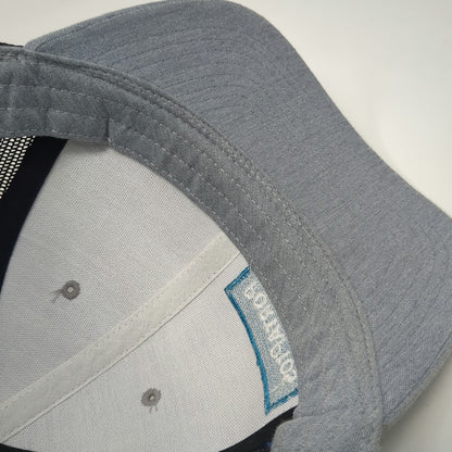 Richardson Trucker Hat Gray One Size Snapback Portapros Mesh Patch Logo Hat