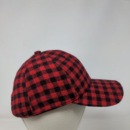 Unbranded Slideback Hat Multicolor OSFM Adjustable Buffalo Check Blank 6 Panel