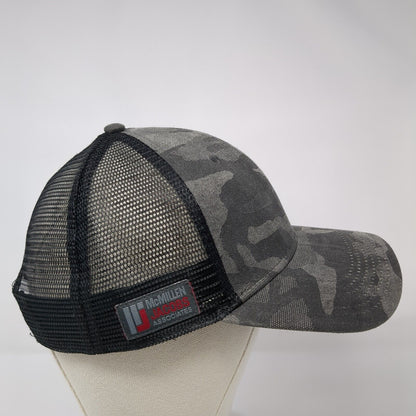 Mcmillen Jacobs Associates Snapback Trucker Hat Camo OSFM Mesh Back