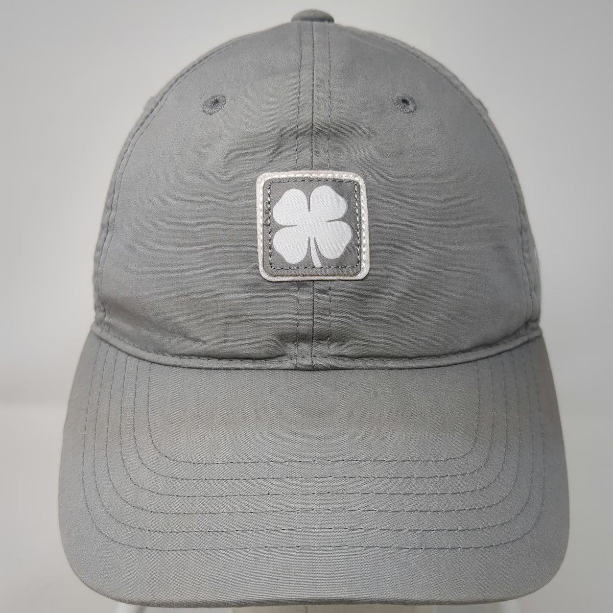 Black Clover Baseball Cap Gray One Size Live Lucky Patch Cotton Hat Slideback
