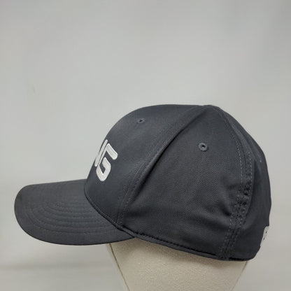 PING Fitted Hat Gray Small-Medium Embroidered Solid Flexfit 6 Panel