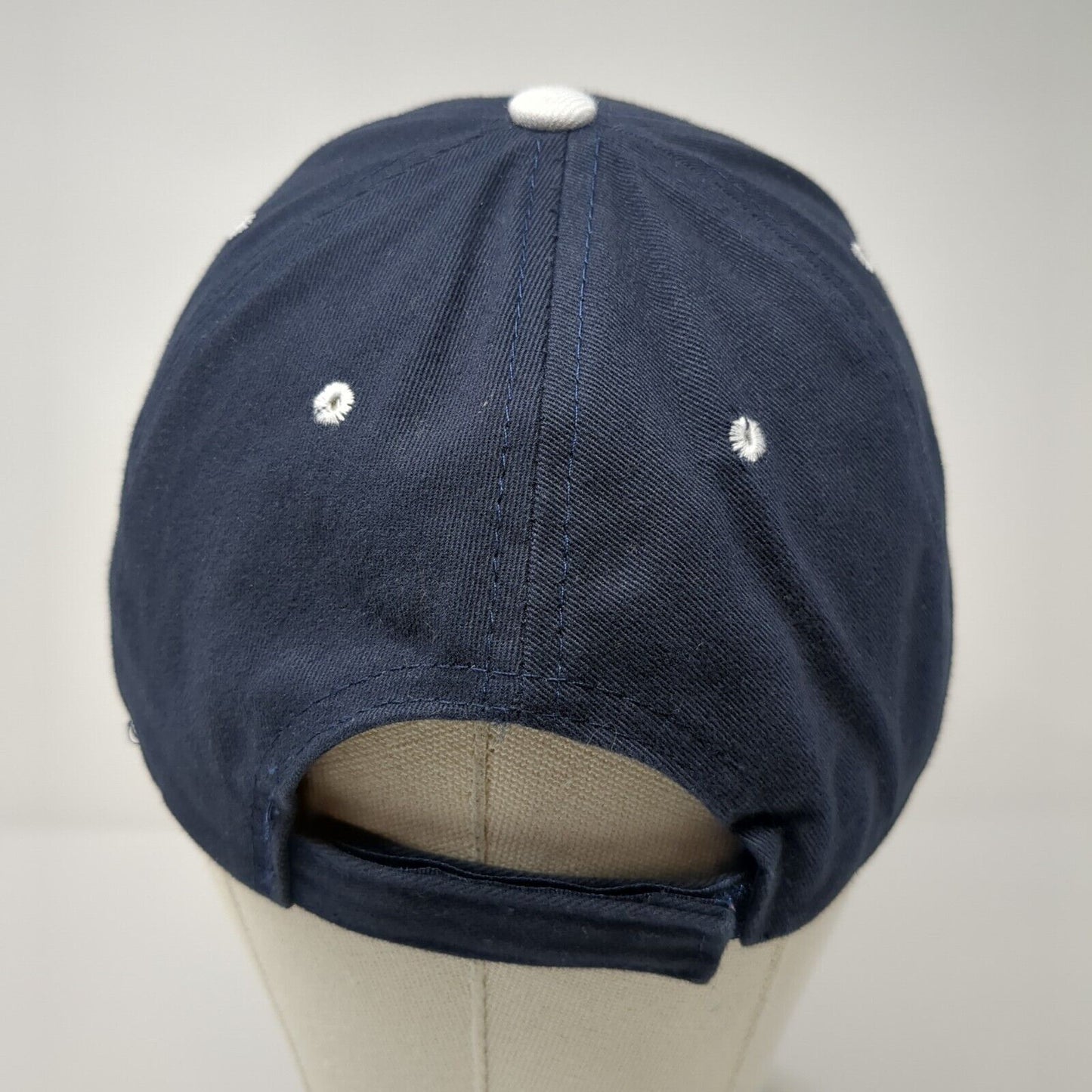 US Air Force Veteran Strapback Hat Blue OSFM Solid Duty Honor Country