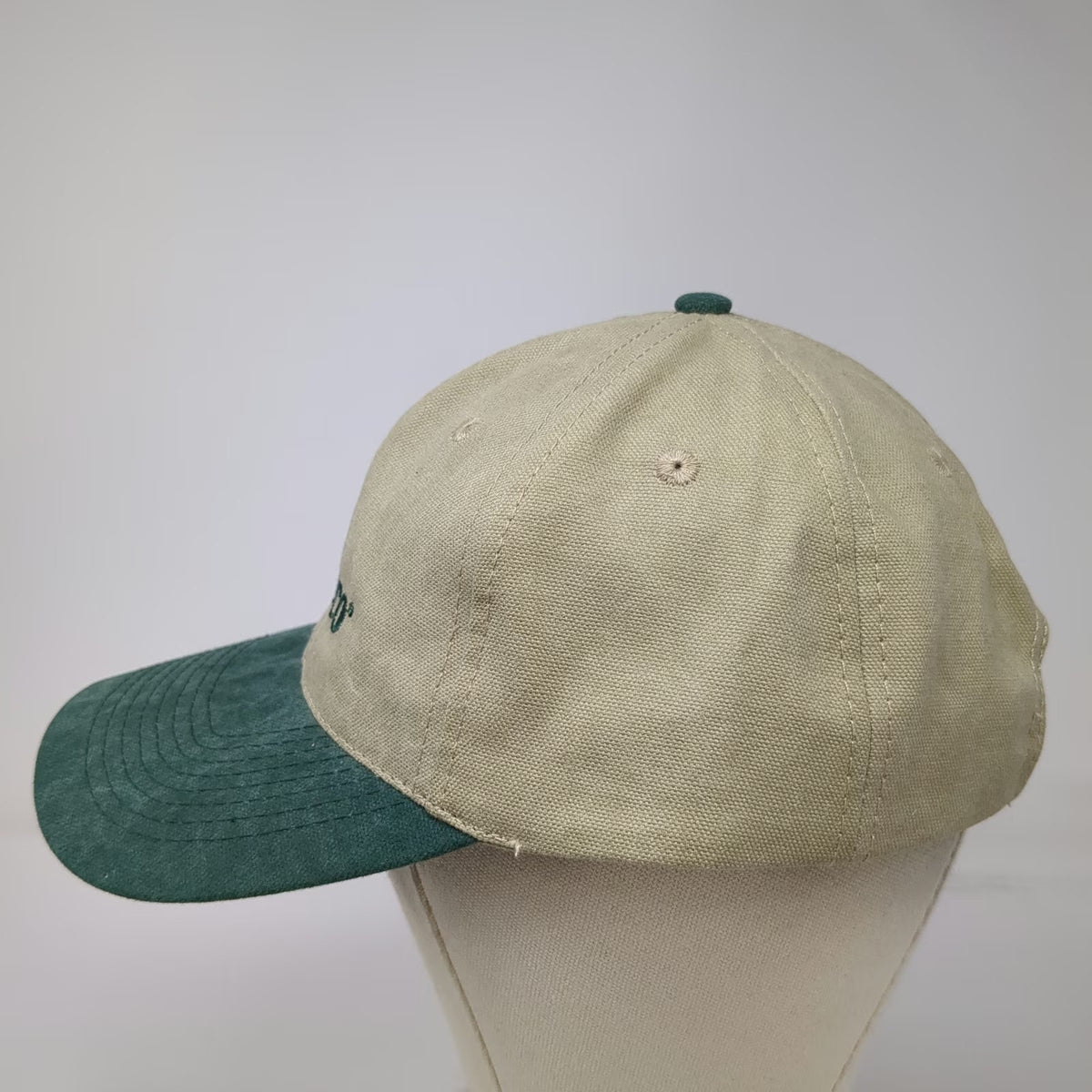KC Caps Norco Bicycles Logo Beige Green Baseball Cap Hat One Size Slideback