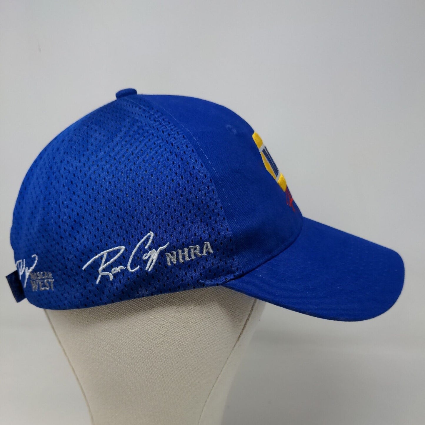 NAPA Racing Men's Strapback Hat Blue Embroidered Logo IndyCar Nascar Cup