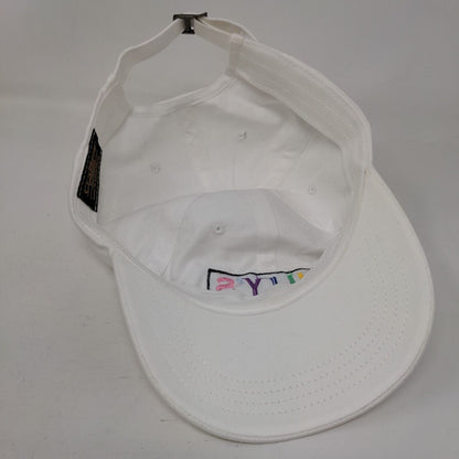 Milly's Empanada Factory Slideback Hat White One Size Embroidered