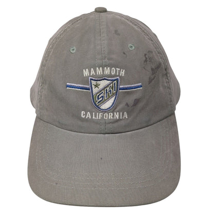 Mammoth Ski California Slideback Hat Green One Size Ouray Adjustable