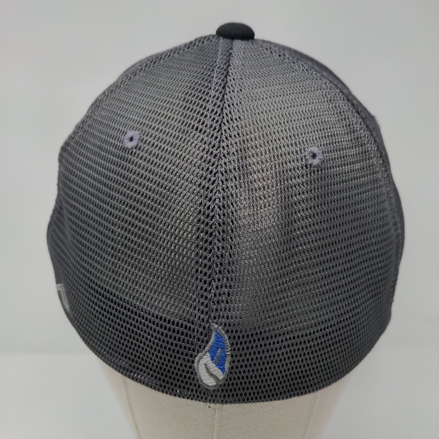 Ignite Fitted Trucker Hat Black S/M Mesh Back Breathable Pacific Headwear