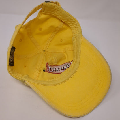 Lipton Slideback Hat Yellow One Size Adjustable Embroidered Toppers