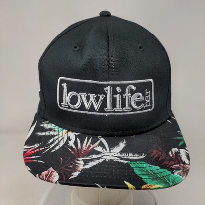 Low Life Bar Snapback Hat Multicolor OSFA Adjustable Embroidered Floral Otto