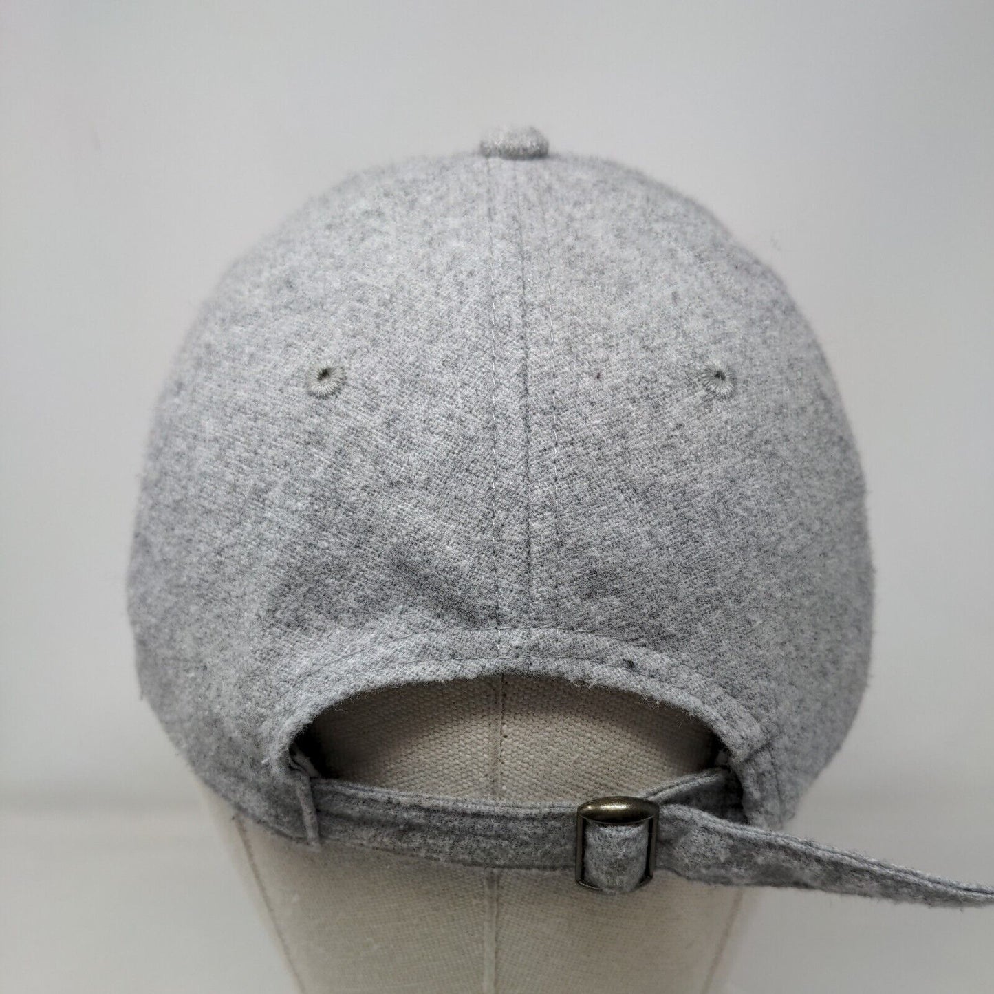 Unbranded Slideback Hat Gray OSFM Adjustable 6 Panel Solid Blank