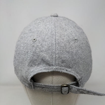 Unbranded Slideback Hat Gray OSFM Adjustable 6 Panel Solid Blank