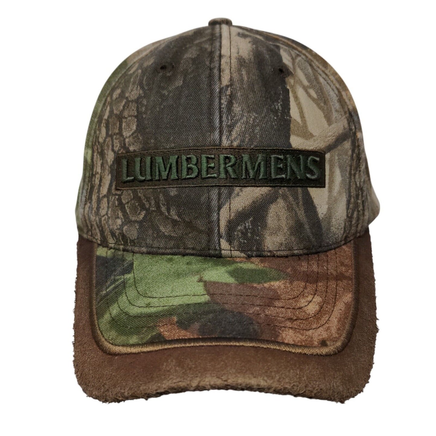 Lumbermens Slideback Hat Camouflage OSFA Adjustable Embroidered 6 Panel