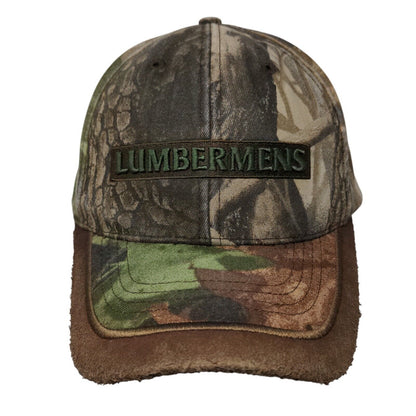 Lumbermens Slideback Hat Camouflage OSFA Adjustable Embroidered 6 Panel