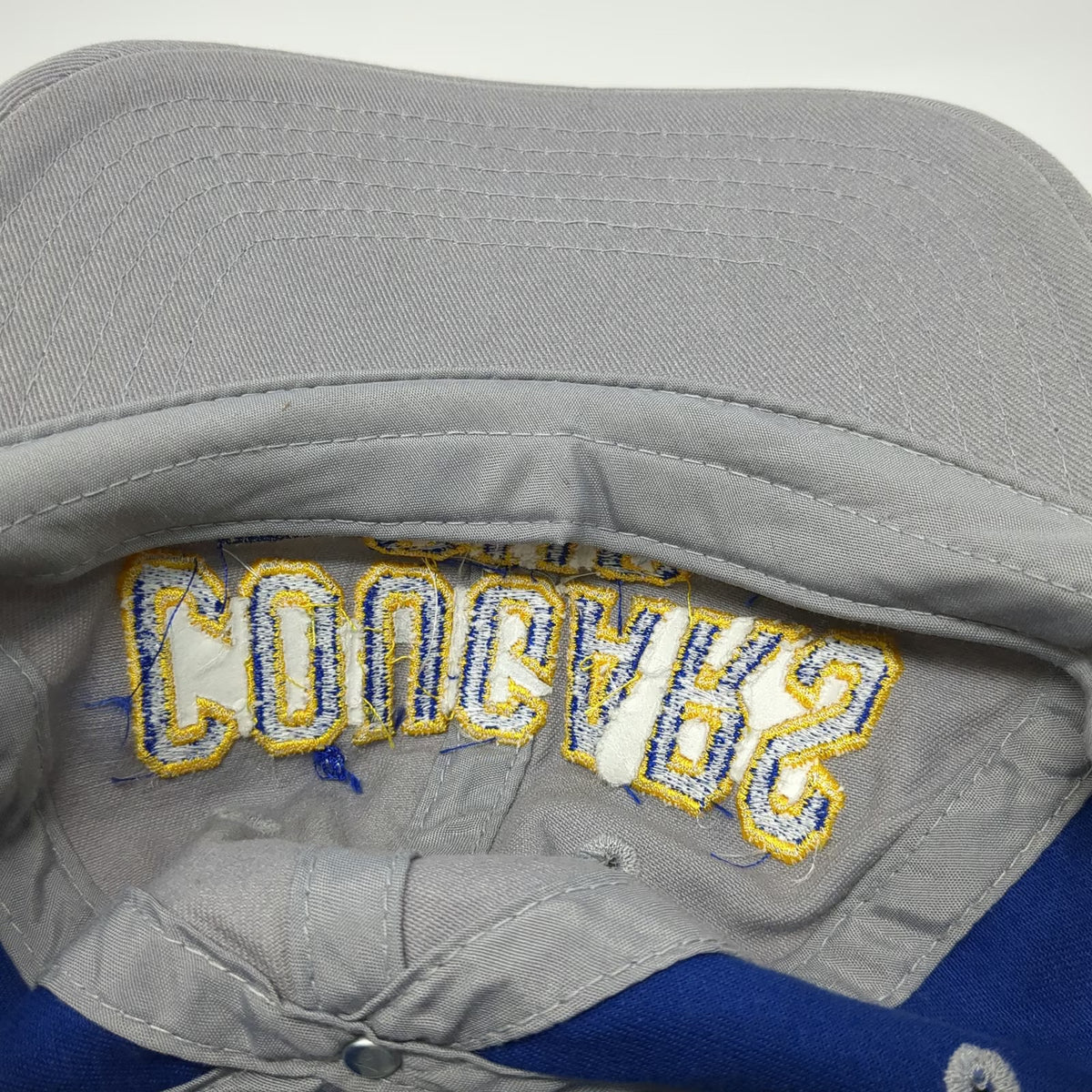 My Town Originals Baseball Cap Gray Blue One Size Strapback Cougars CHS Hat