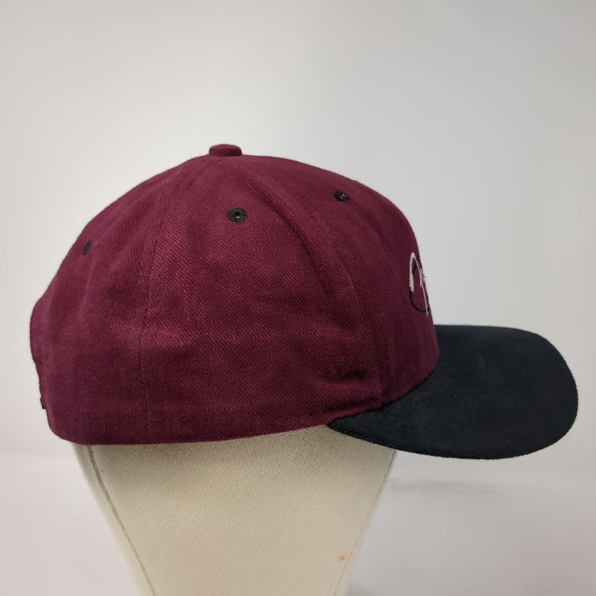 Fender Hat Red Black Snapback USA Made Music Guitar Logo Embroidered Vintage