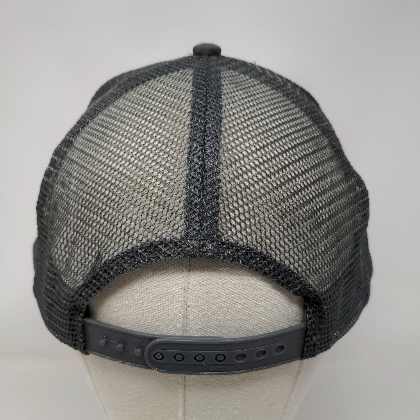C.L. Boyd We Dig America Snapback Mesh Back Trucker Hat Gray OSFM Otto
