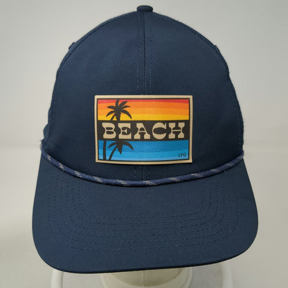 Imperial Baseball Cap Blue One Size Rope Sunset Beach Performance Polyester Hat