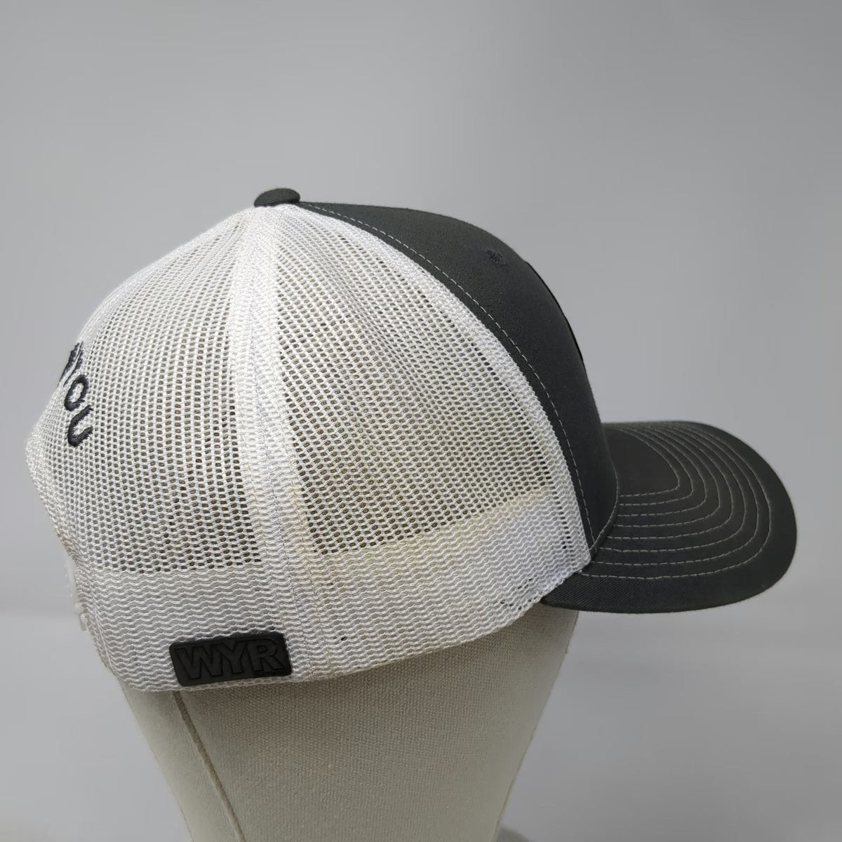 Richardson Trucker Hat Gray One Size Smokey Bear Only You Forest Fire Mesh Back