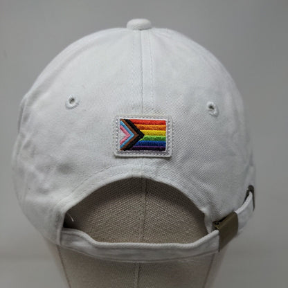 Deep Eddy Vodka Pride Rainbow Slideback Hat White One Size Embroidered